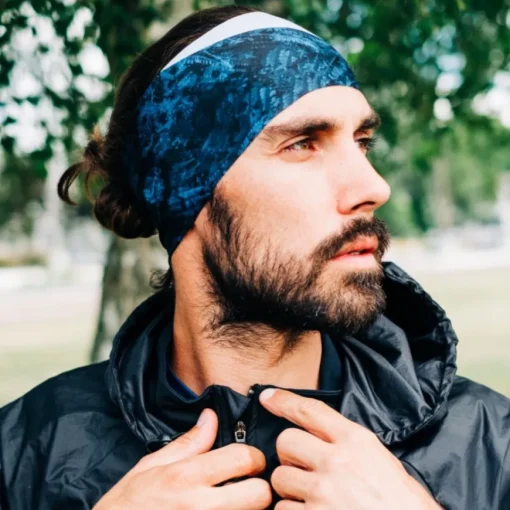 Bandeau sport Keepwarm bleu