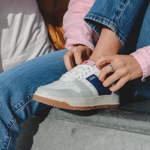 Baskets vegans Kiboko blue