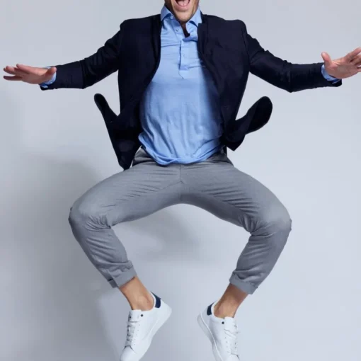 Blazer confort Gianni minuit