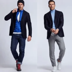 Blazer confort Gianni minuit