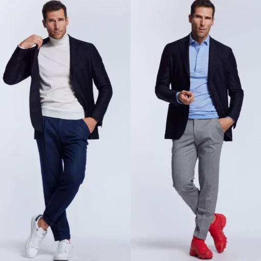 Blazer confort Gianni minuit