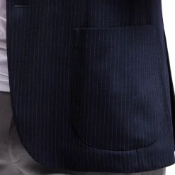 Blazer confort Gianni rayures craie