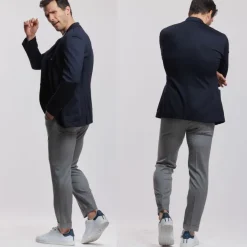 Blazer confort Gianni rayures craie