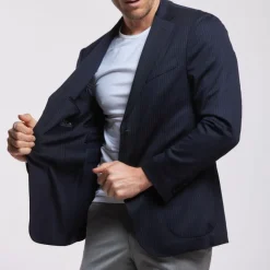 Blazer confort Gianni rayures craie