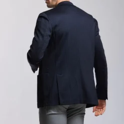 Blazer confort Gianni rayures craie