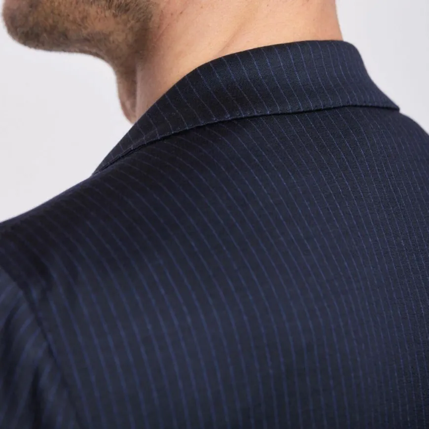 Blazer confort Gianni rayures craie