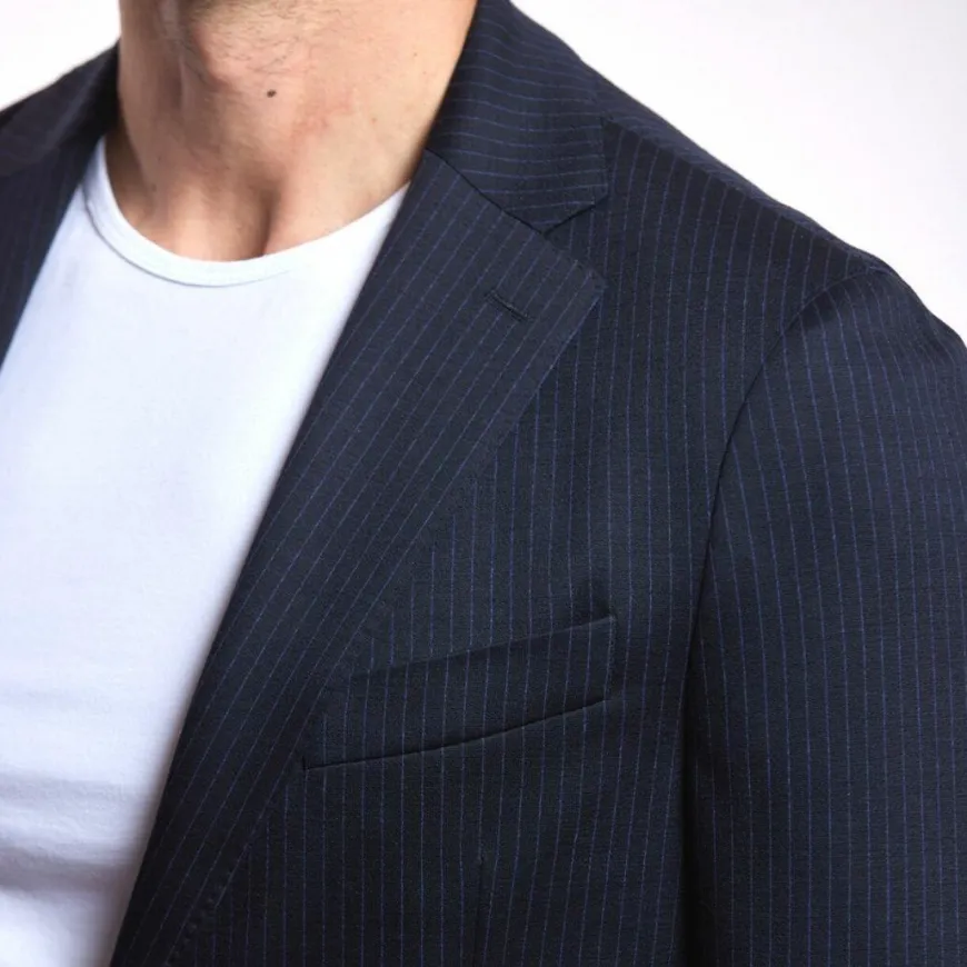 Blazer confort Gianni rayures craie