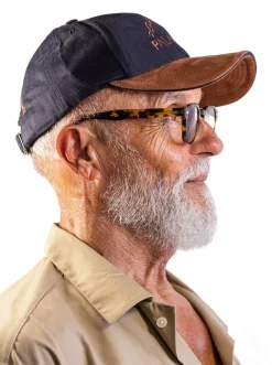 Casquette pima Black Gamuza