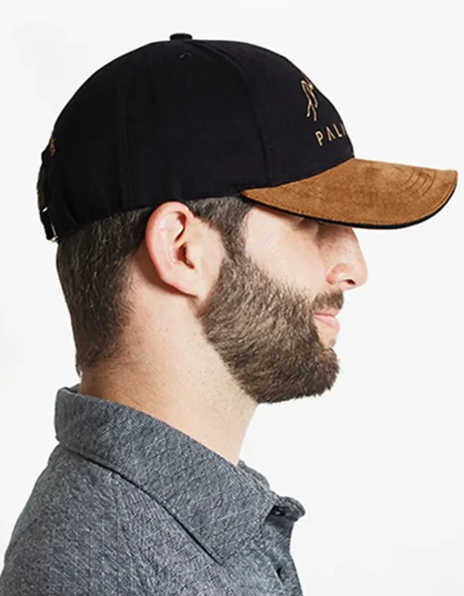 Casquette pima Black Gamuza