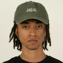 Casquette "Save the giraffes" Kaki
