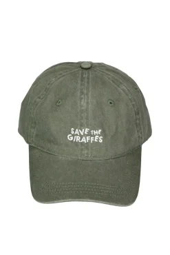 Casquette "Save the giraffes" Kaki