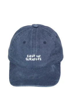 Casquette "Save the giraffes" Bleu