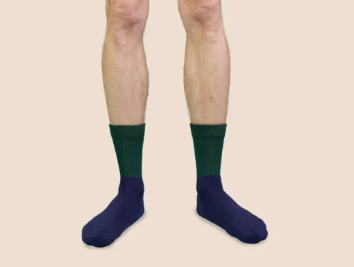 Chaussettes bicolores
