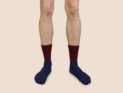 Chaussettes bicolores