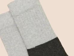 Chaussettes bicolores