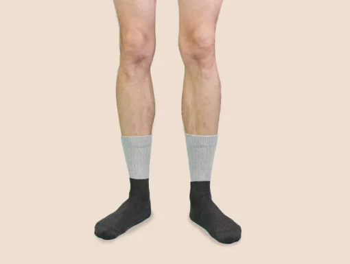Chaussettes bicolores