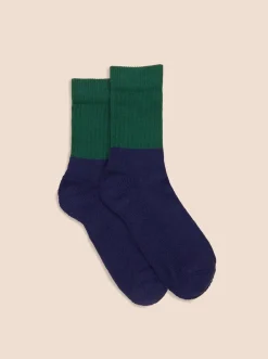 Chaussettes bicolores