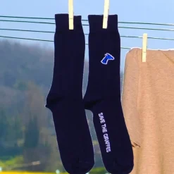 Chaussettes bleu marine