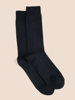Chaussettes côtelées fil d'Écosse