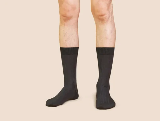Chaussettes côtelées fil d'Écosse