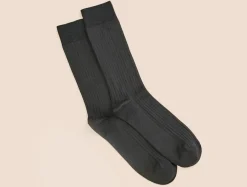 Chaussettes côtelées fil d'Écosse