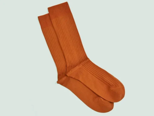 Chaussettes côtelées fil d'Écosse