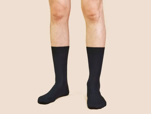 Chaussettes côtelées fil d'Écosse