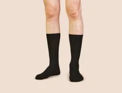 Chaussettes côtelées fil d'Écosse