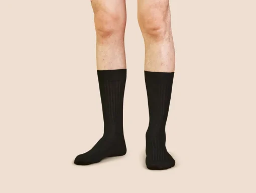 Chaussettes côtelées fil d'Écosse