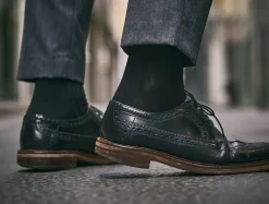 Chaussettes côtelées fil d'Écosse