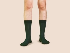 Chaussettes côtelées fil d'Écosse