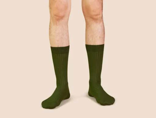 Chaussettes côtelées fil d'Écosse