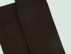 Chaussettes côtelées fil d'Écosse