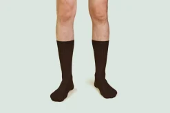 Chaussettes côtelées fil d'Écosse