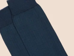 Chaussettes côtelées fil d'Écosse