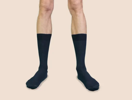 Chaussettes côtelées fil d'Écosse
