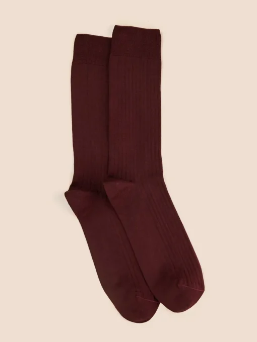 Chaussettes côtelées fil d'Écosse