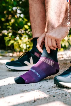 Chaussettes de sport violettes