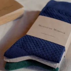 Chaussettes Eden gaufrées