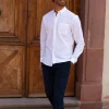 Chemise chambray Émile blanche
