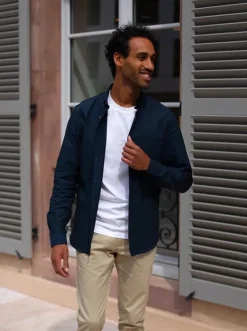 Chemise Chambray Émile marine