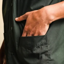 Chemise Cuba pima upcyclé