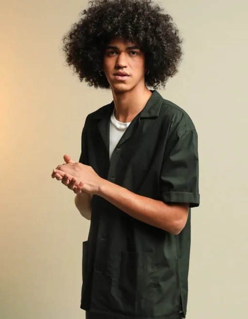 Chemise Cuba pima upcyclé