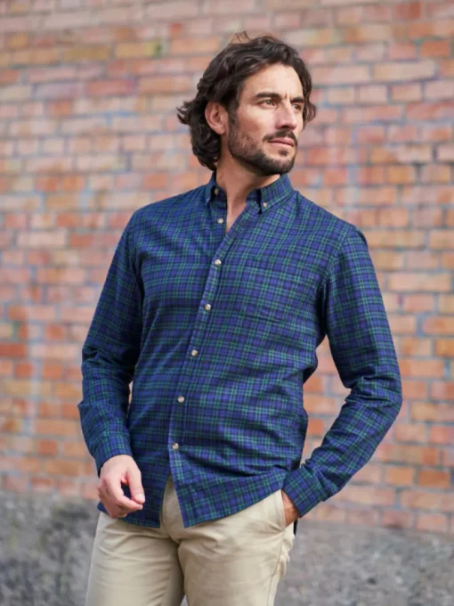 Chemise en flanelle Émile carreaux