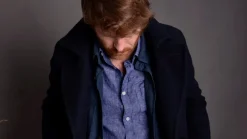 Chemise lin chambray bleu