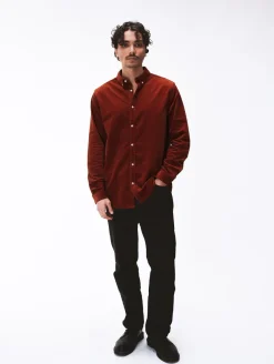Chemise Milleraie rouille