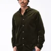 Chemise Milleraie vert olive