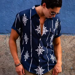 Chemise pima Belen bleue