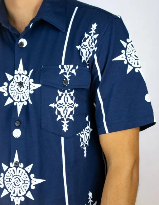 Chemise pima Belen bleue