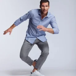 Chemise sportive Biella à carreaux